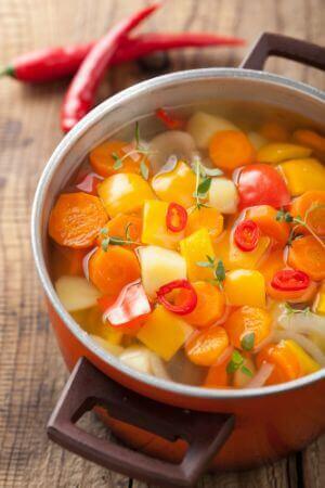 Summer Harvest Vegetable Soup 